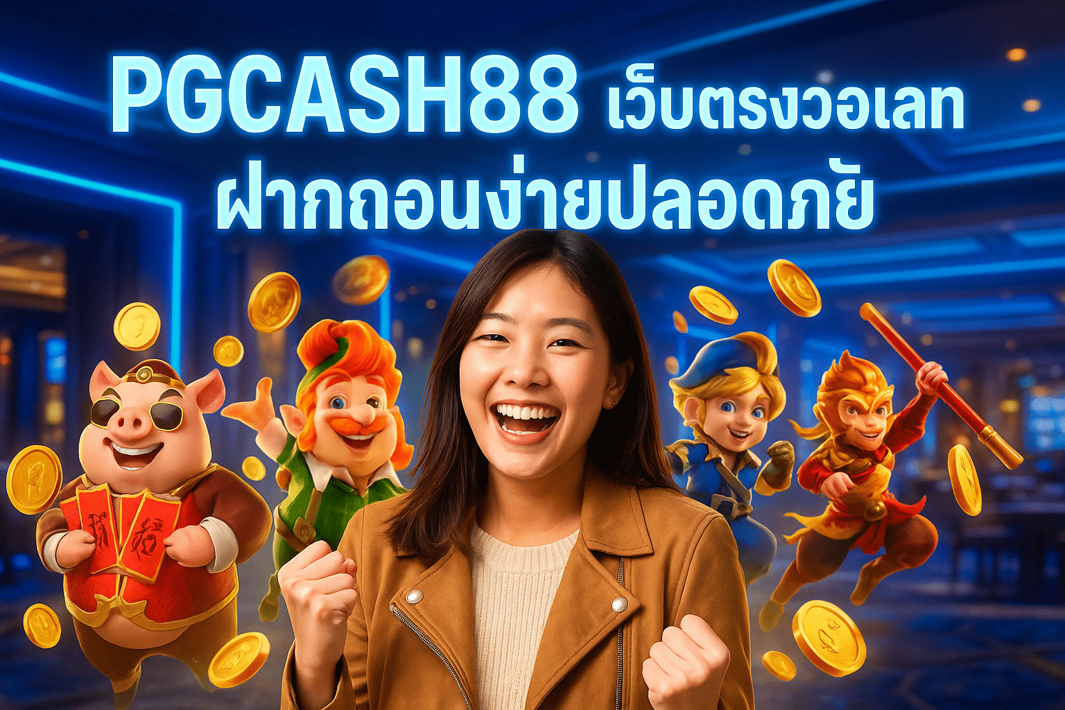 PGCASH88 เว็บตรงวอเลท ฝากถอนง่ายปลอดภัย