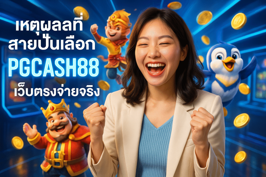เหตุผลที่สายปั่นเลือก PGCASH88 เว็บตรงจ่ายจริง