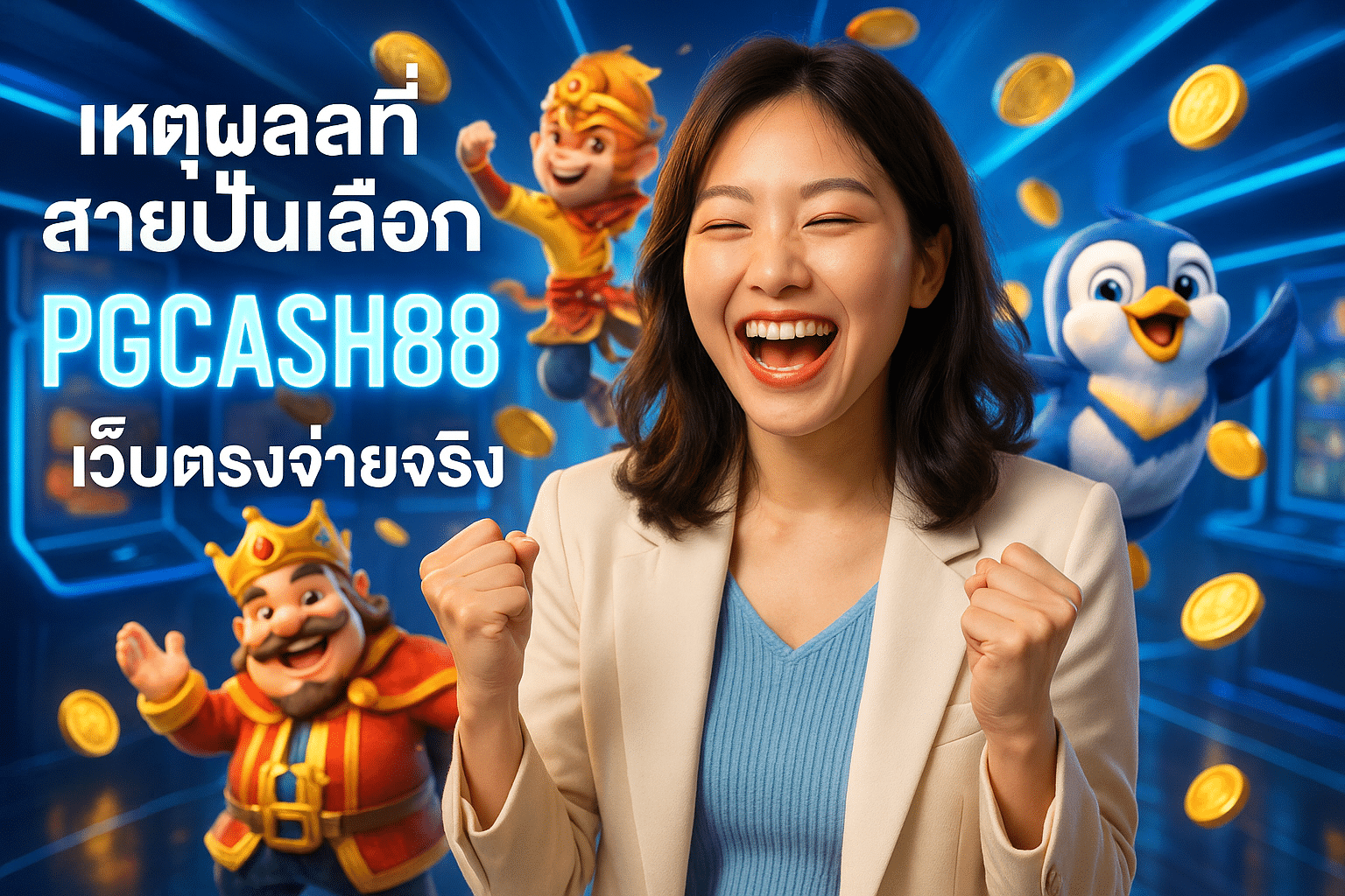 เหตุผลที่สายปั่นเลือก PGCASH88 เว็บตรงจ่ายจริง