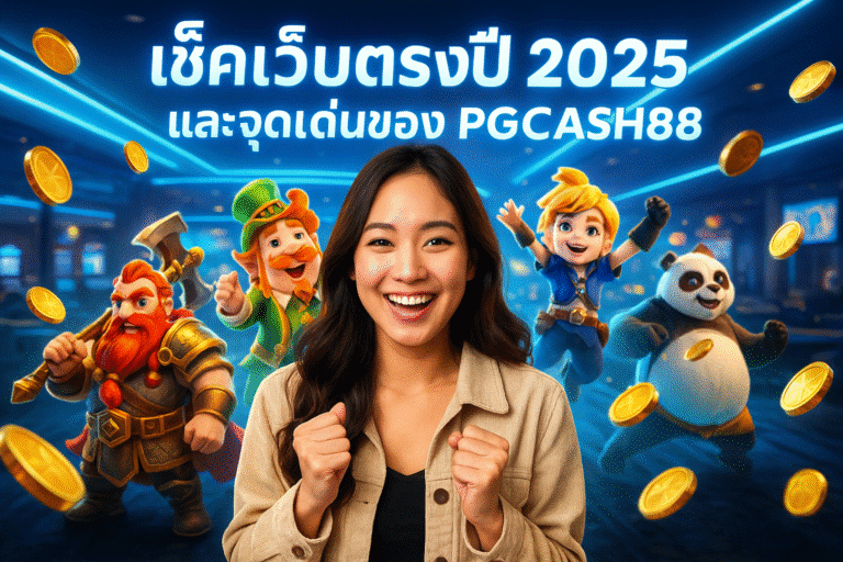 เช็คเว็บตรงปี 2025 และจุดเด่นของ PGCASH88