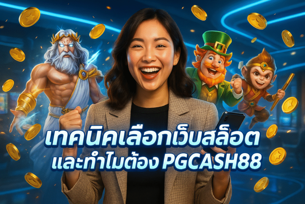 เทคนิคเลือกเว็บสล็อต และทำไมต้อง PGCASH88