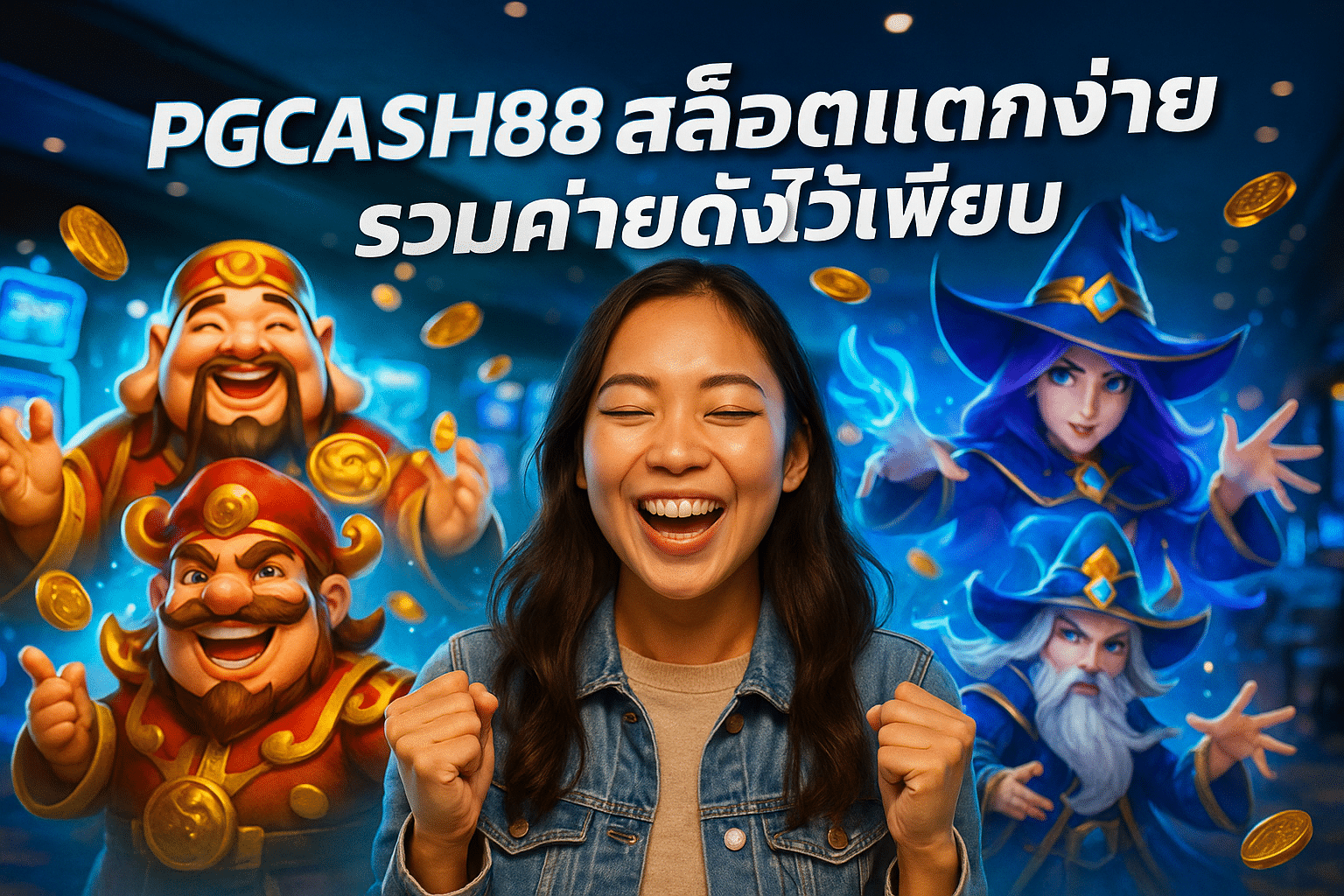 PGCASH88 สล็อตแตกง่าย รวมค่ายดังไว้เพียบ
