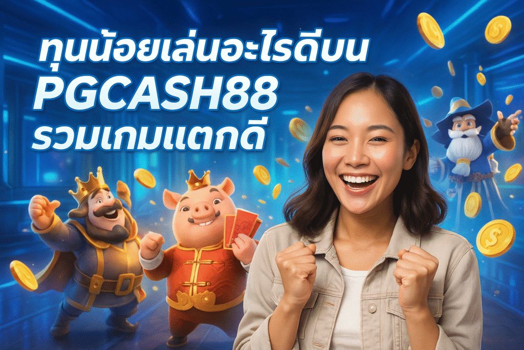 ทุนน้อยเล่นอะไรดีบน PGCASH88 รวมเกมแตกดี